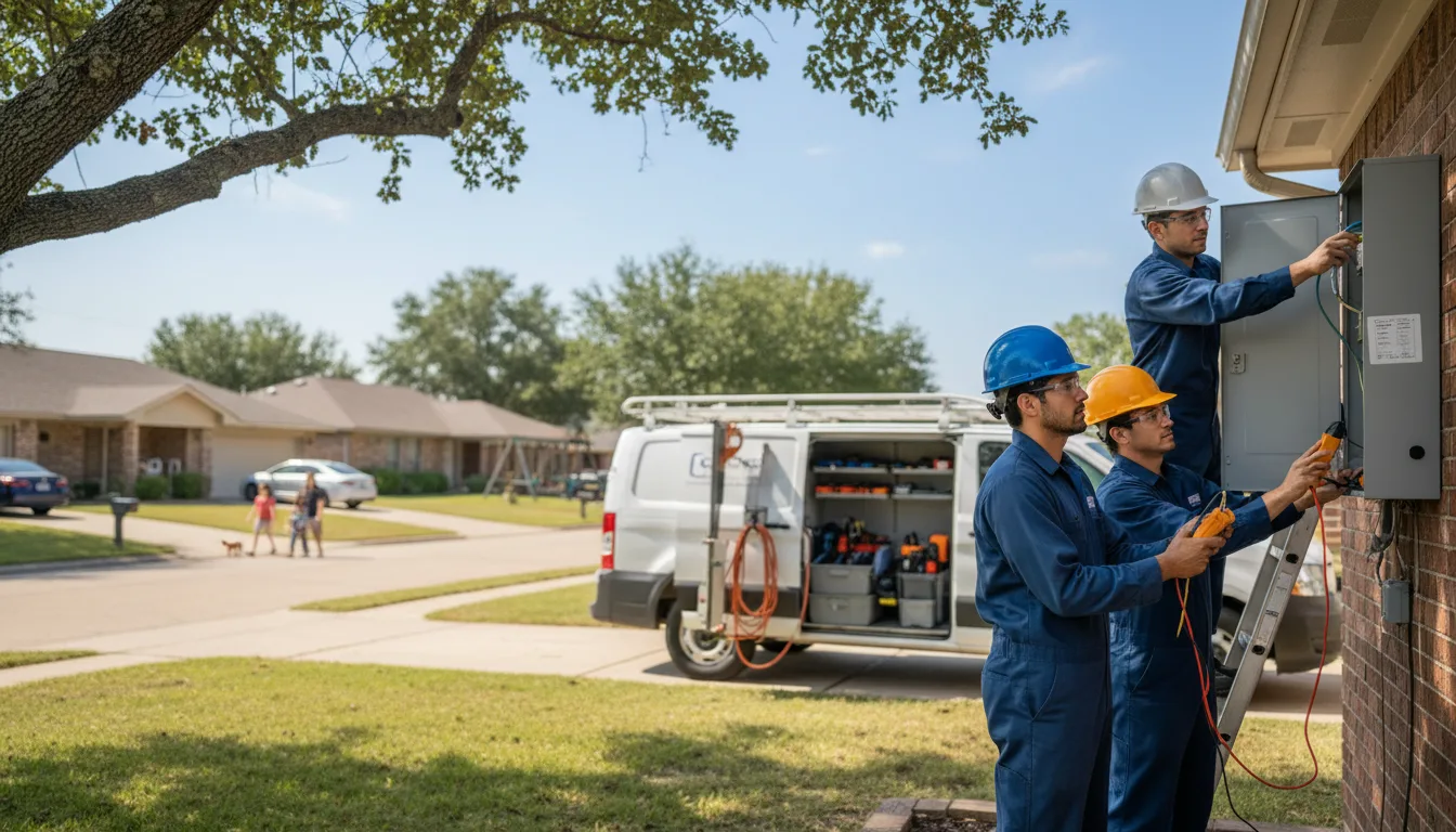 Certified electrician providing emergency electrical services in Pheba, MS